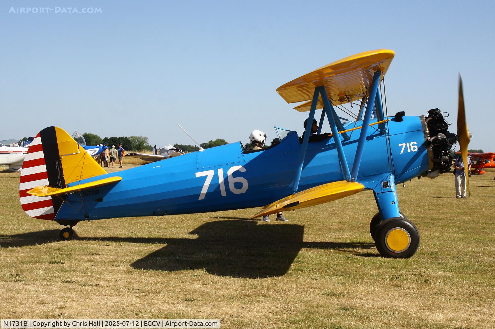 N1731B, 1943 Boeing E75 C/N 75-5716, Sleapkosh 2025