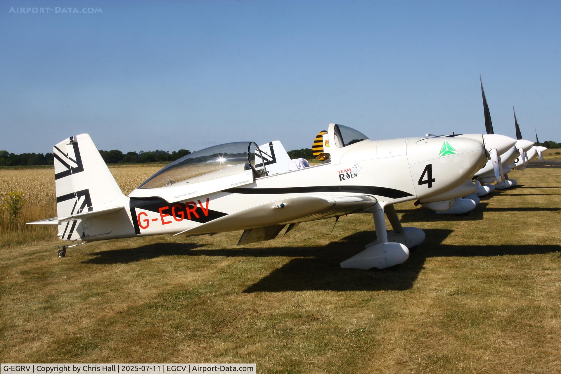 G-EGRV, 2007 Vans RV-8 C/N PFA 303-13639, Sleapkosh 2025