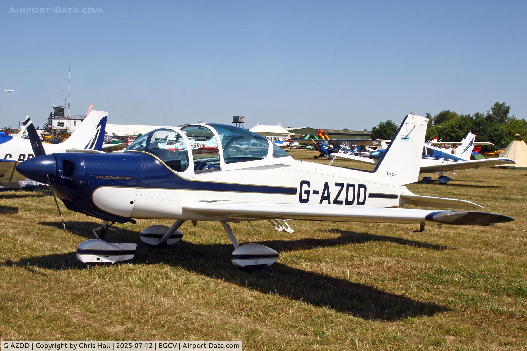 G-AZDD, 1971 Bolkow Bo-209 Monsun 150FF C/N 143, Sleapkosh 2025