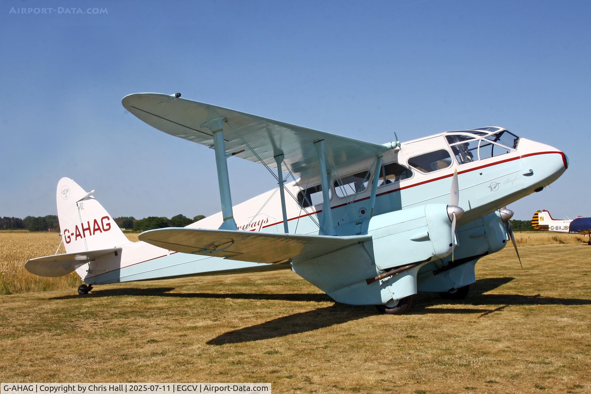 G-AHAG, 1945 De Havilland DH-89A Dominie I/Dragon Rapide C/N 6926, Sleapkosh 2025
