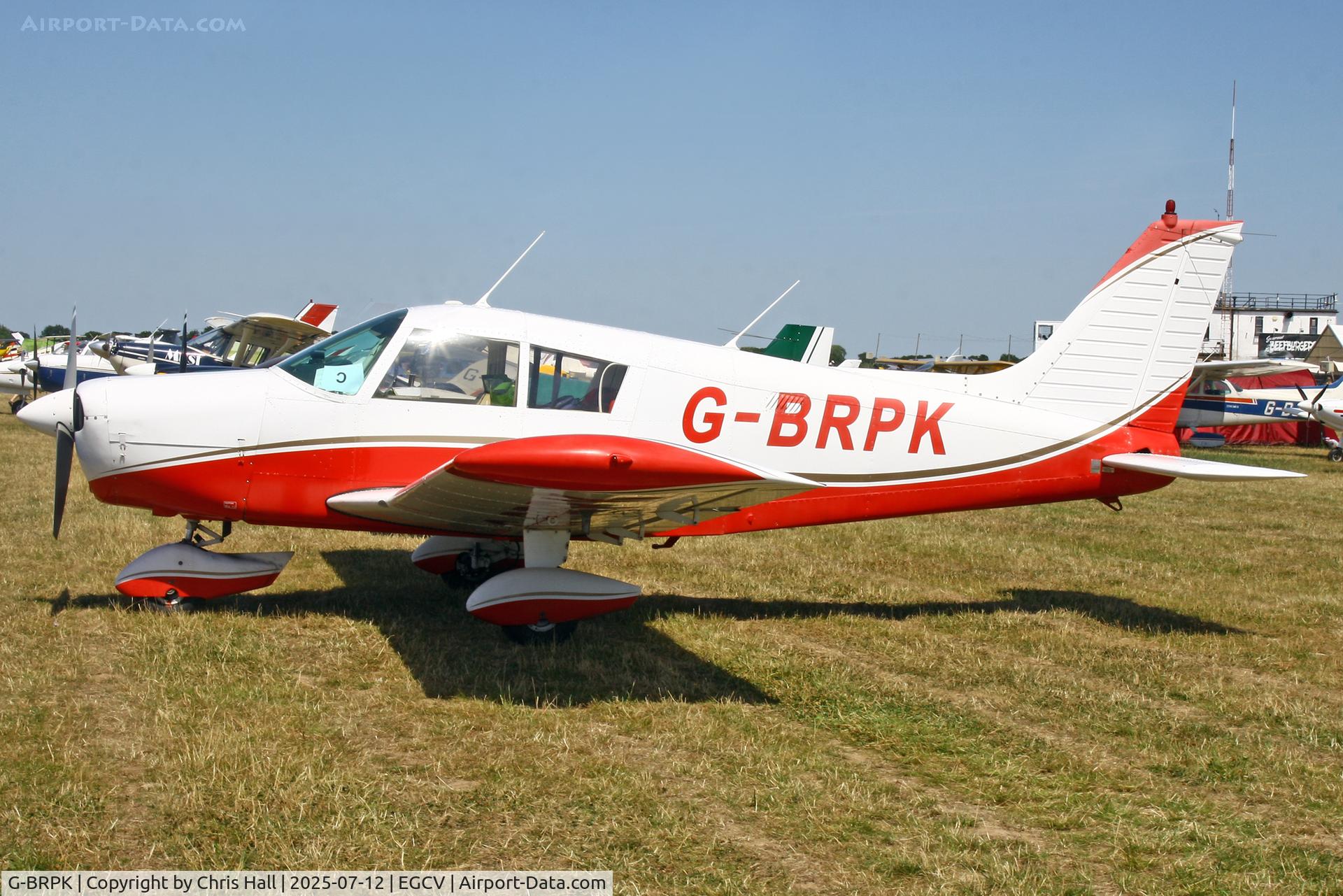 G-BRPK, 1972 Piper PA-28-140 Cherokee C/N 28-7325070, Sleapkosh 2025