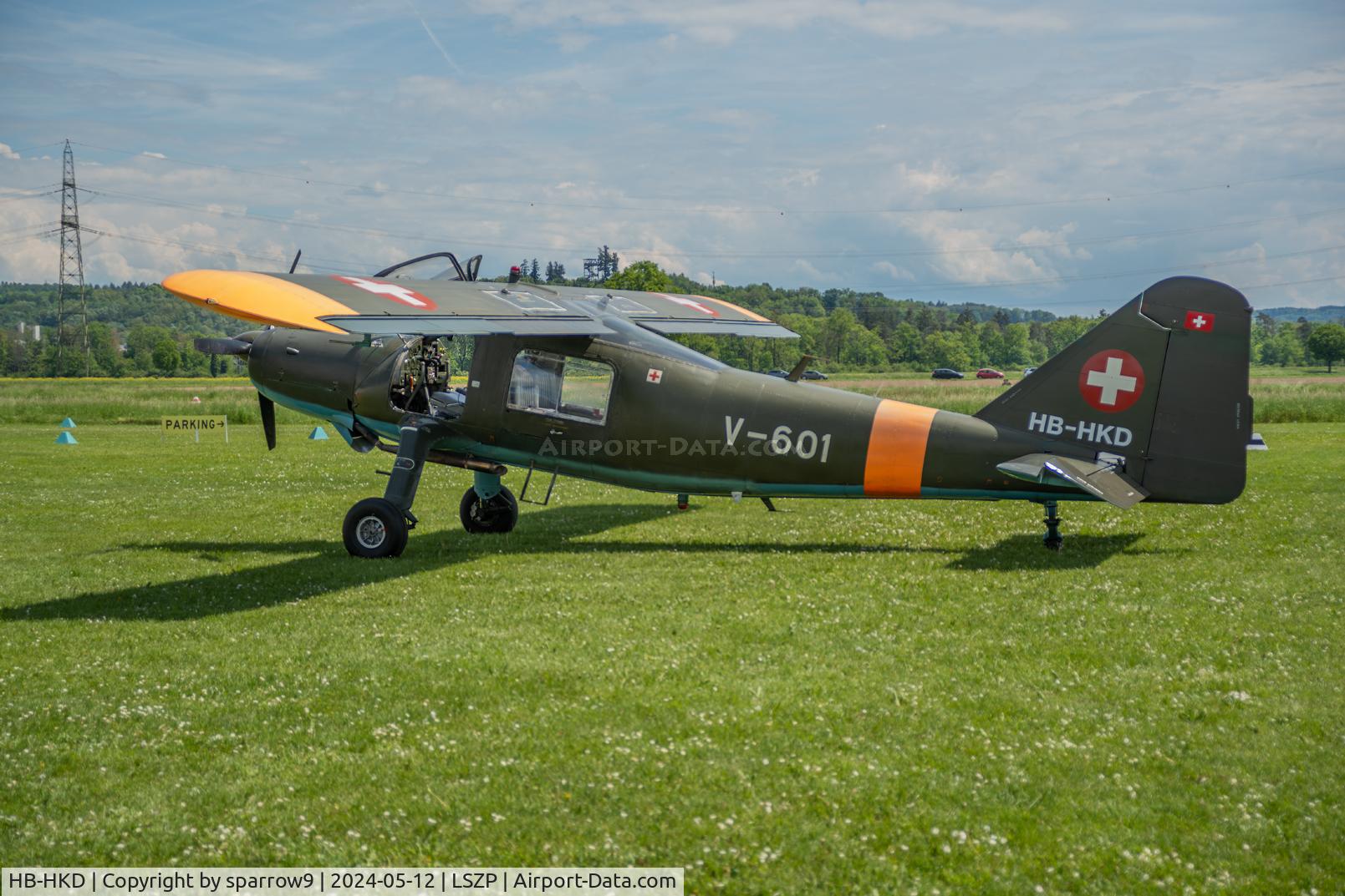 HB-HKD, 1958 Dornier Do-27H-2 C/N 2008, At Biel-Kappelen