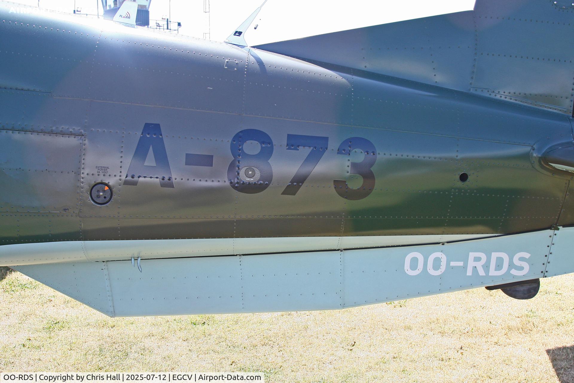 OO-RDS, 1959 Pilatus P3-05 C/N 511-60, Sleapkosh 2025
