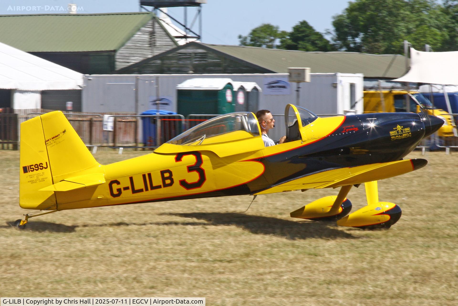 G-LILB, 2007 Vans RV-3B C/N 10159, Sleapkosh 2025