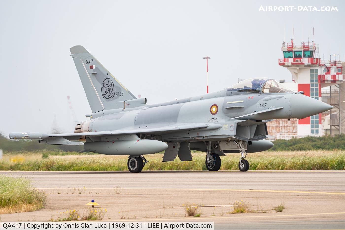 QA417, Eurofighter Typhoon EF-2000 Typhoon FGR.4 C/N MS014, TAXI RW 14R