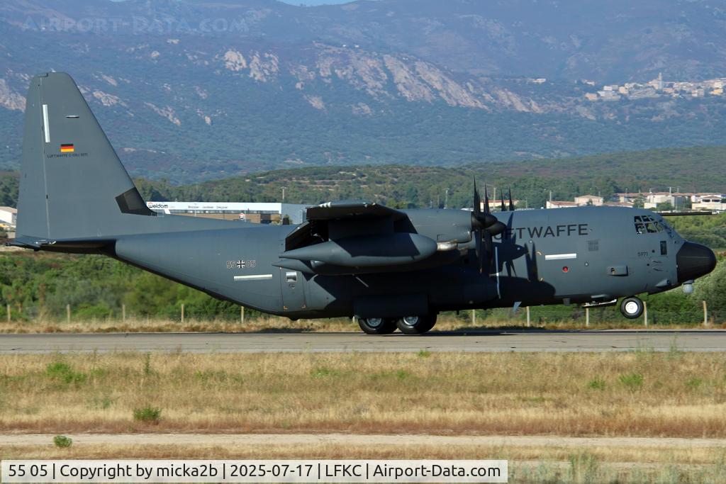 55 05, 2024 Lockheed Martin KC130J Super Hercules C/N 382-5971, Landing from Dakar with French soldiers 2e REP