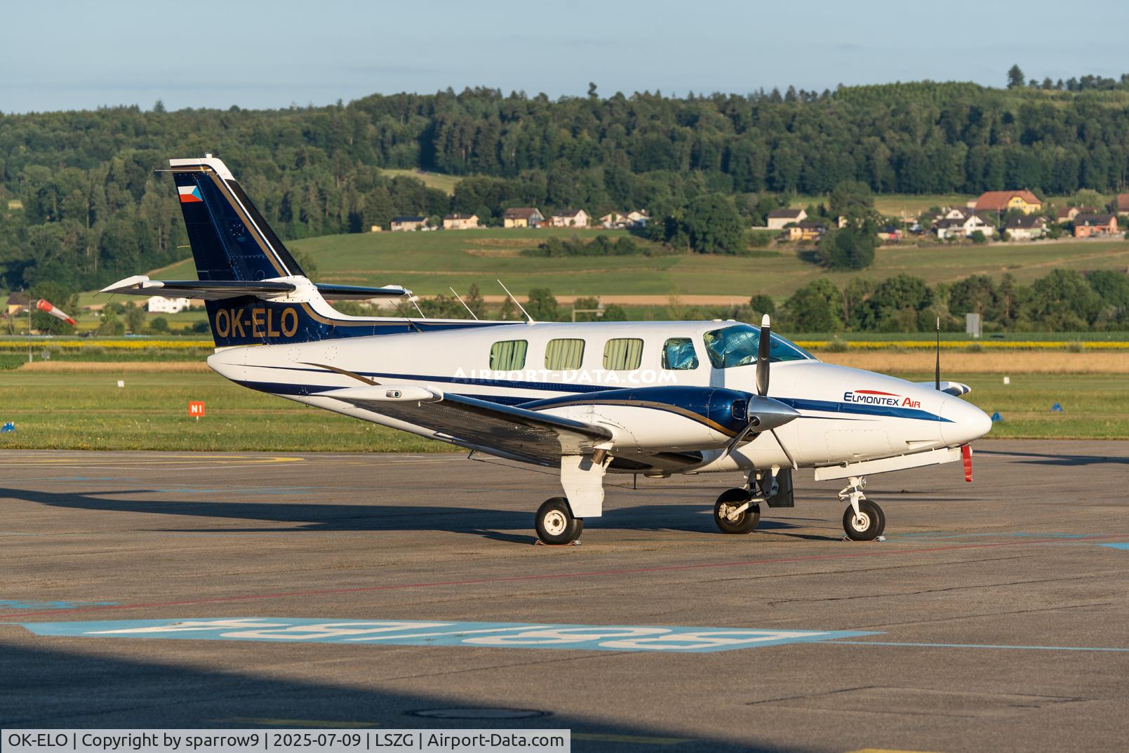 OK-ELO, 1983 Cessna T303 Crusader C/N T30300205, In the evening light, just before sun-set.