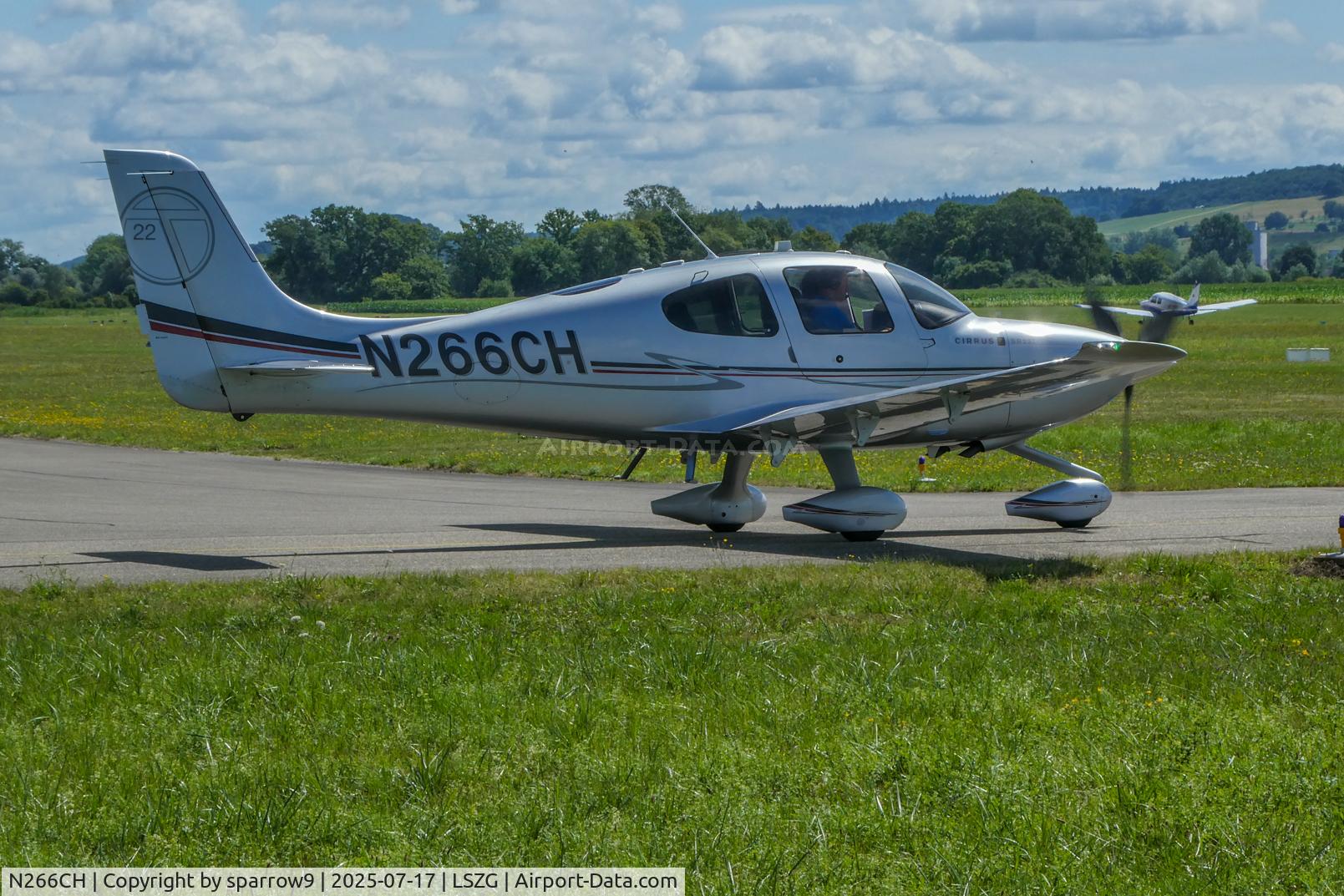 N266CH, 2011 Cirrus SR22T C/N 0116, Holding 06 at Granchen