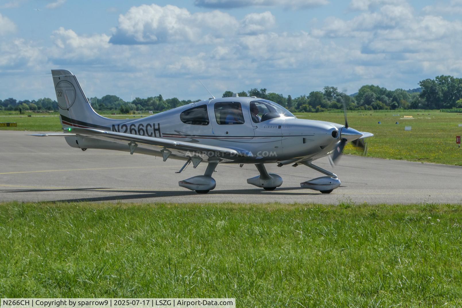 N266CH, 2011 Cirrus SR22T C/N 0116, Leaving Grenchen