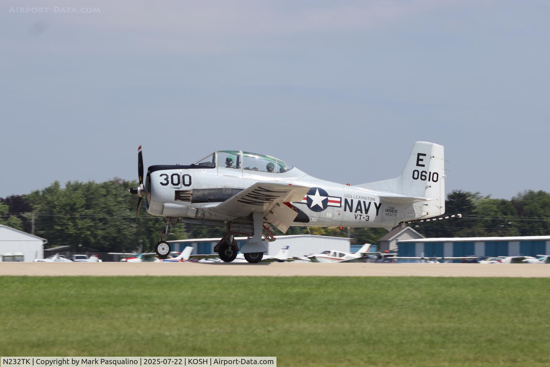 N232TK, 1957 North American T-28C Trojan C/N 226-187, North American T-28C