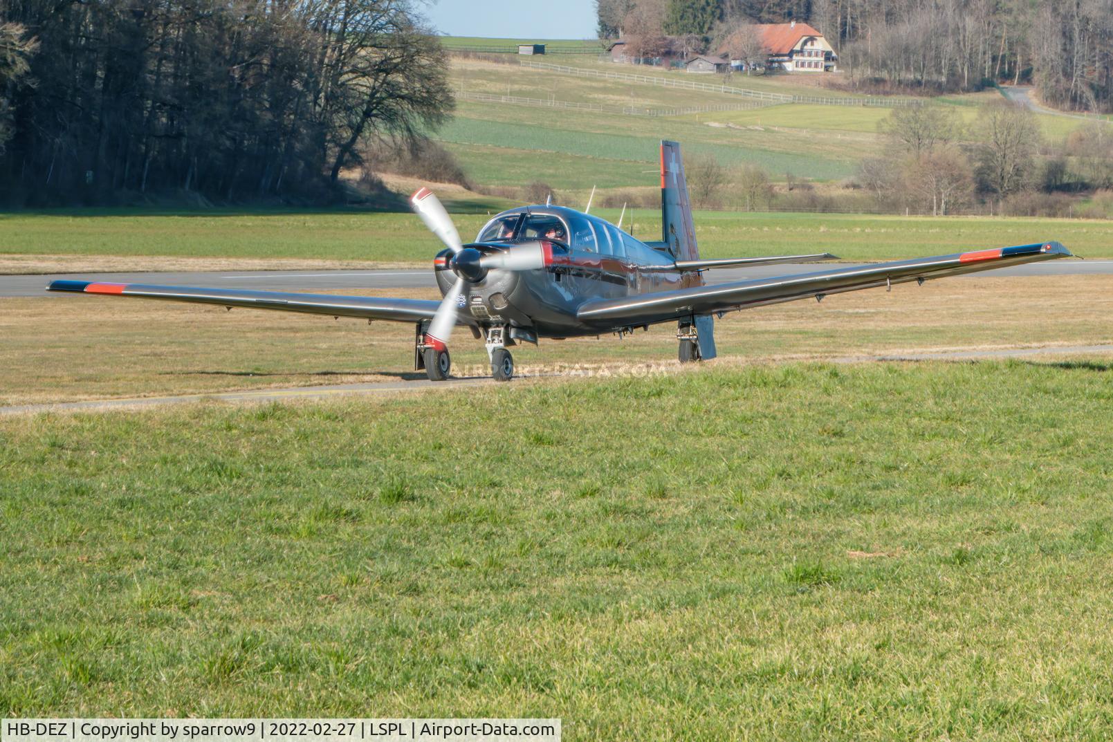 HB-DEZ, 1966 Mooney M20F Executive Executive C/N 670187, A new circuit at Langenthal
