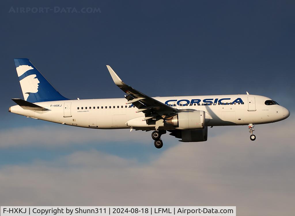 F-HXKJ, 2019 Airbus A320-252N C/N 9392, Landing rwy 31R