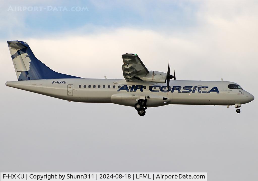 F-HXKU, 2023 ATR 72-600 C/N 1664, Landing rwy 31R