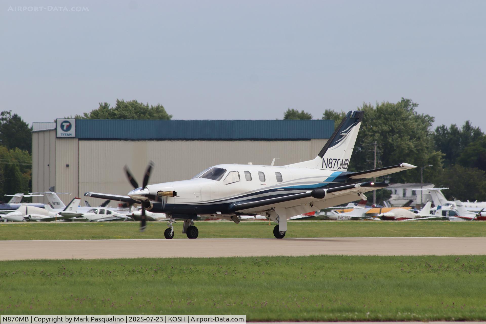 N870MB, 2009 Socata TBM-850 C/N 522, Socata TBM 850