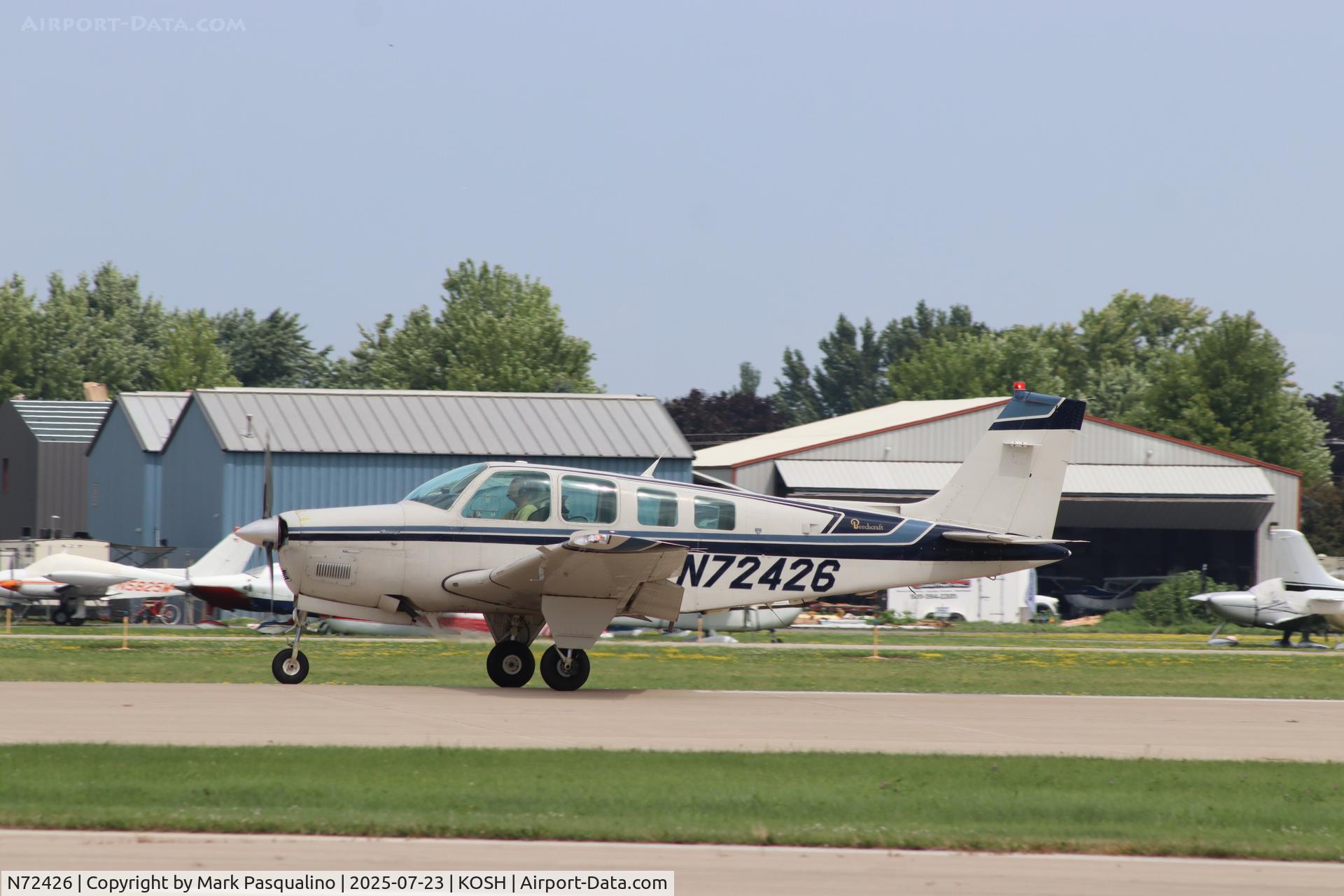 N72426, 1985 Beech A36 Bonanza 36 C/N E-2256, Beech A36