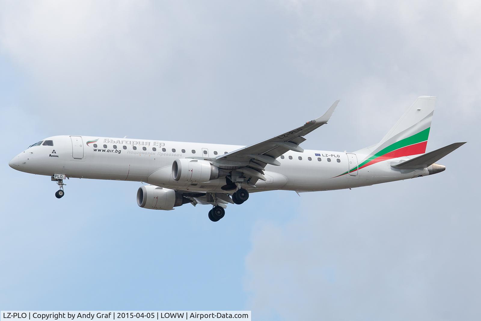 LZ-PLO, 2012 Embraer 190AR (ERJ-190-100IGW) C/N 19000584, Bulgaria Air EMB190