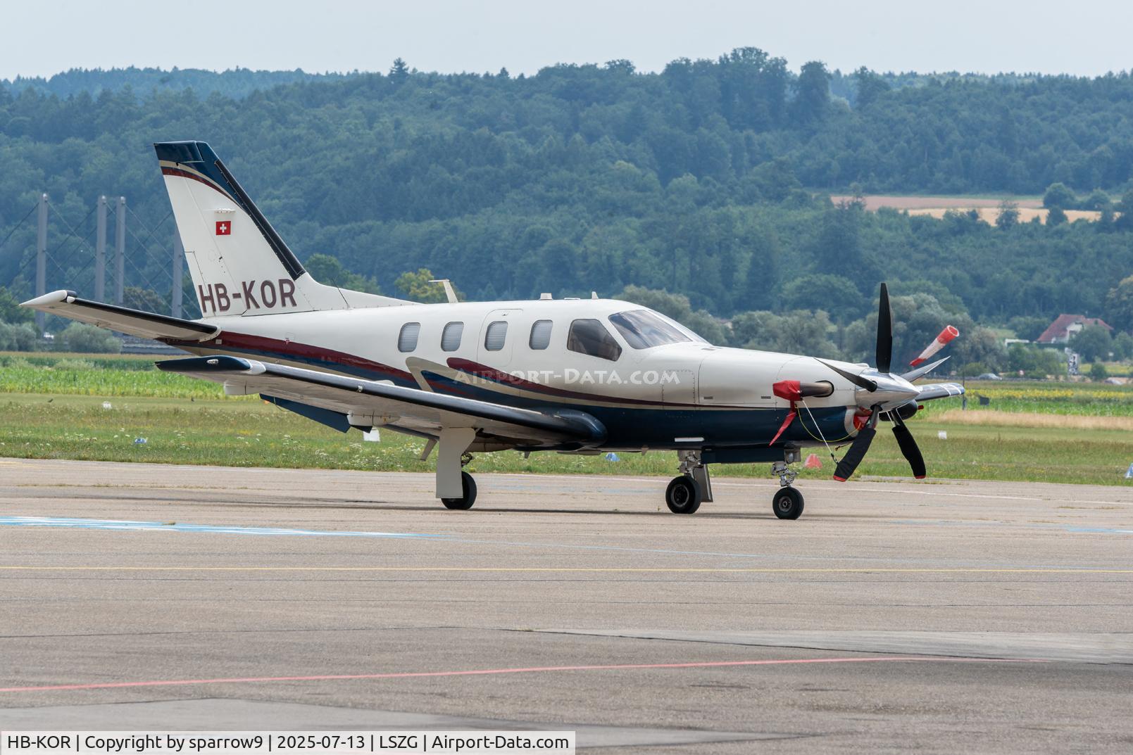 HB-KOR, 2006 Socata TBM-850 C/N 349, At Grenchen