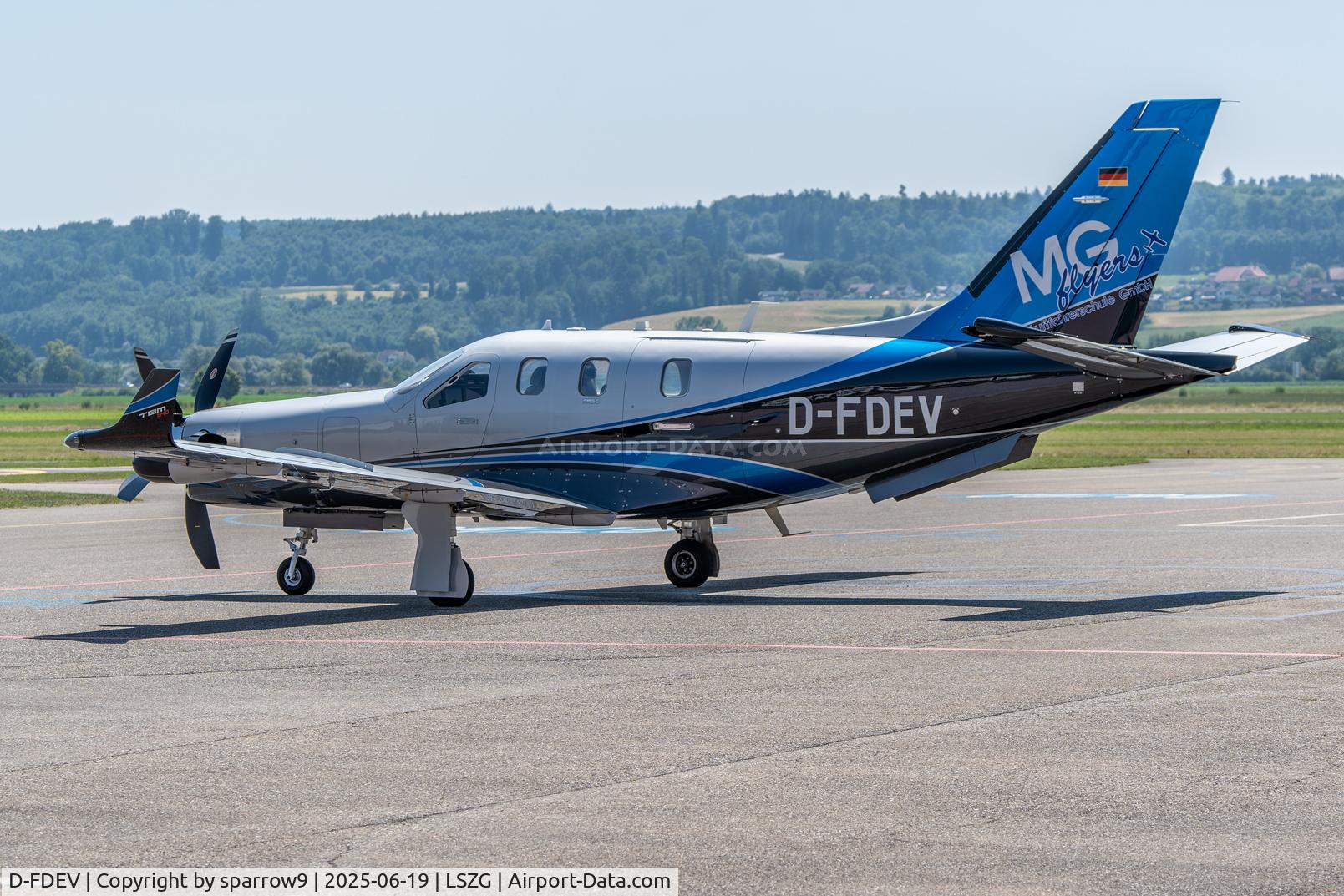 D-FDEV, 2021 Daher (Socata) TBM-700 (940) C/N 1331, At Grenchen