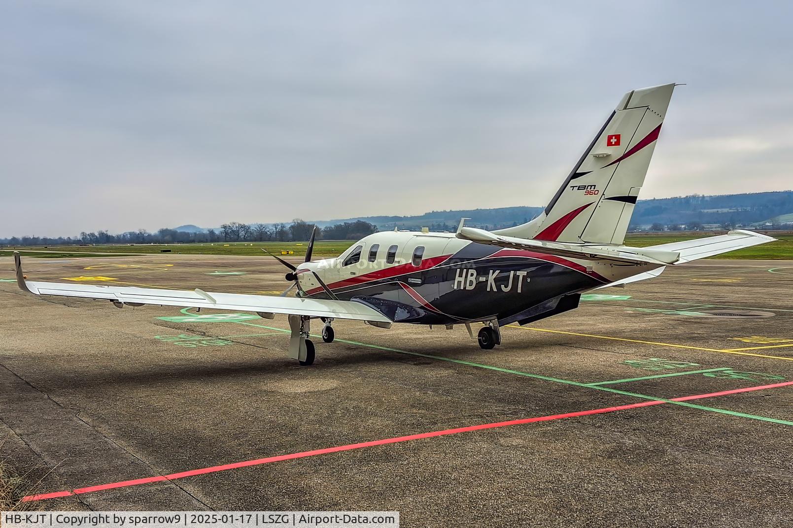 HB-KJT, 2022 Daher (Socata) TBM-700N (960) C/N 1446, At Grenchen