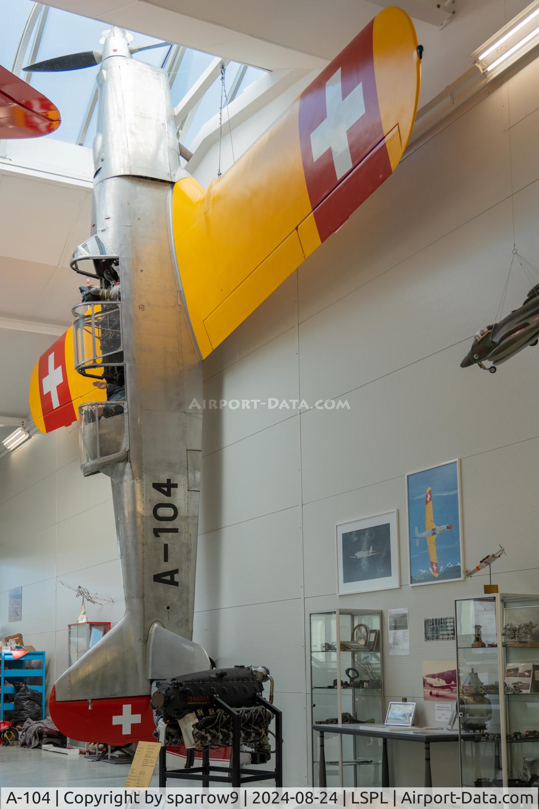A-104, 1947 Pilatus P-2-05 C/N 24, Fliegermuseum Oberaargau