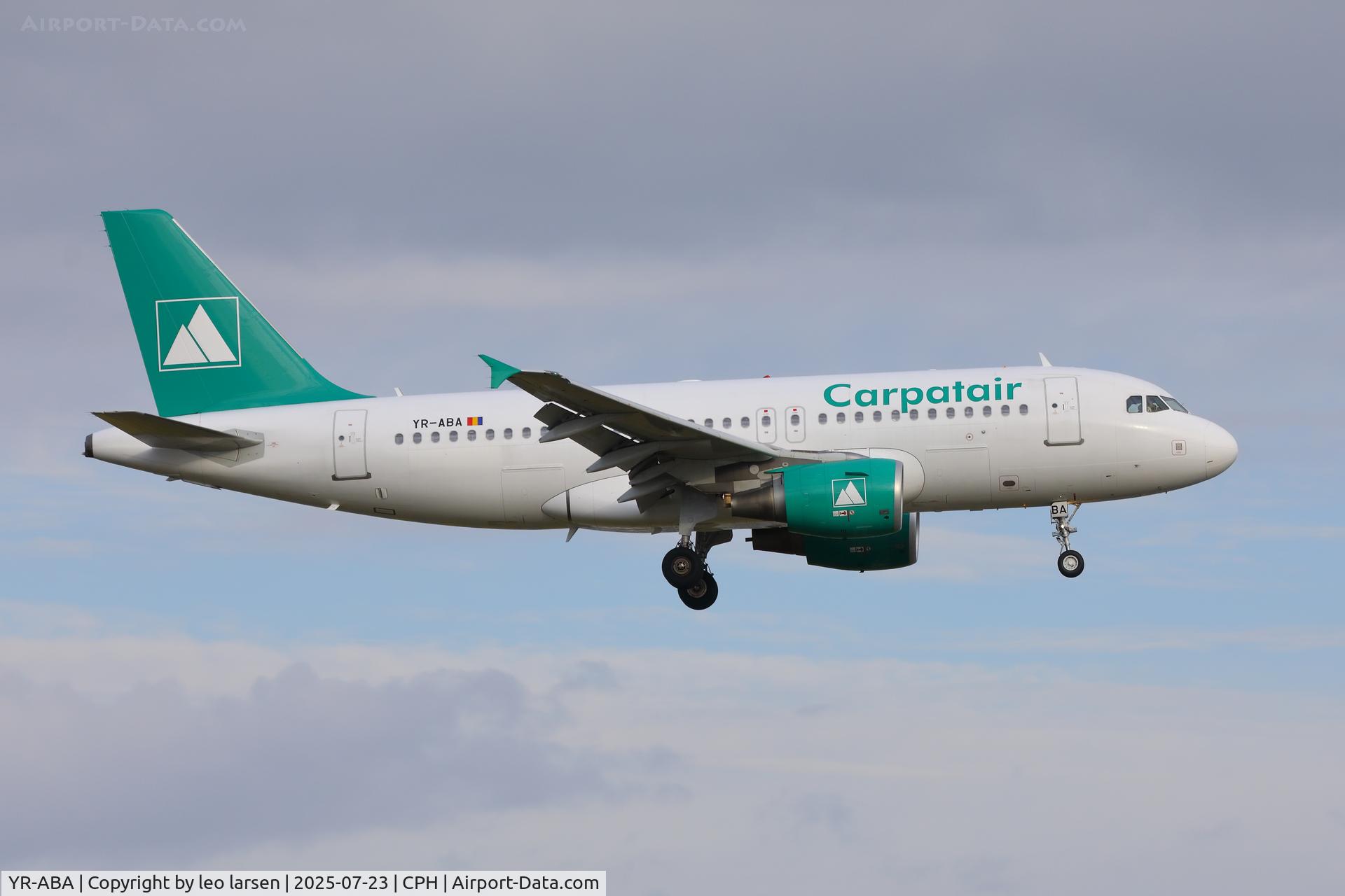 YR-ABA, 2007 Airbus A319-111 C/N 3041, Copenhagen 23.7.2025
