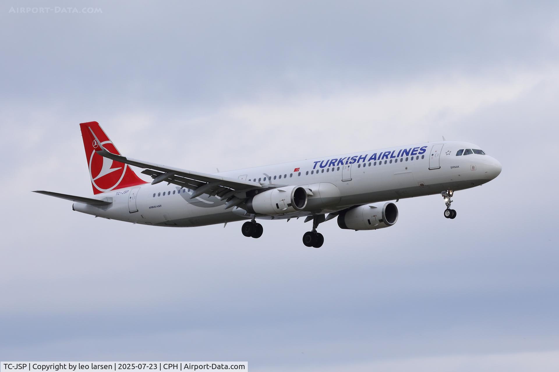 TC-JSP, 2015 Airbus A321-231 C/N 6599, Copenhagen 23.7.2025