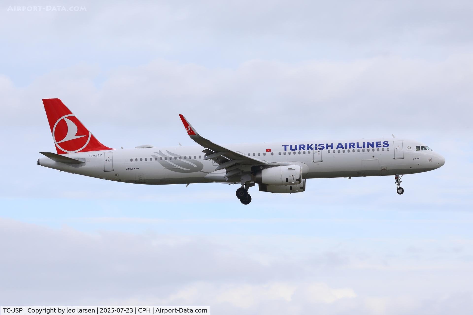 TC-JSP, 2015 Airbus A321-231 C/N 6599, Copenhagen 23.7.2025