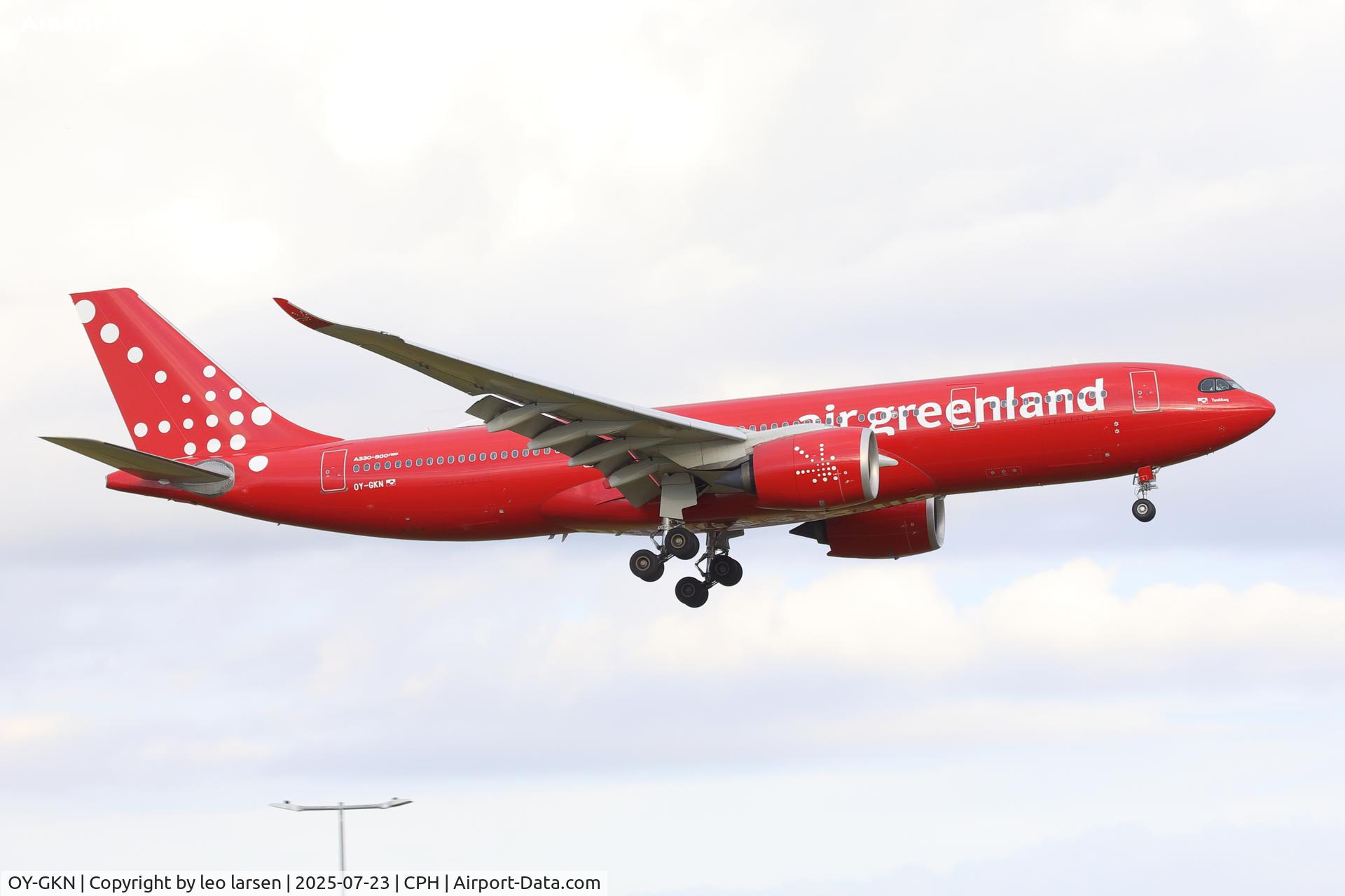 OY-GKN, 2022 Airbus A330-841 C/N 2020, Copenhagen 23.7.2025