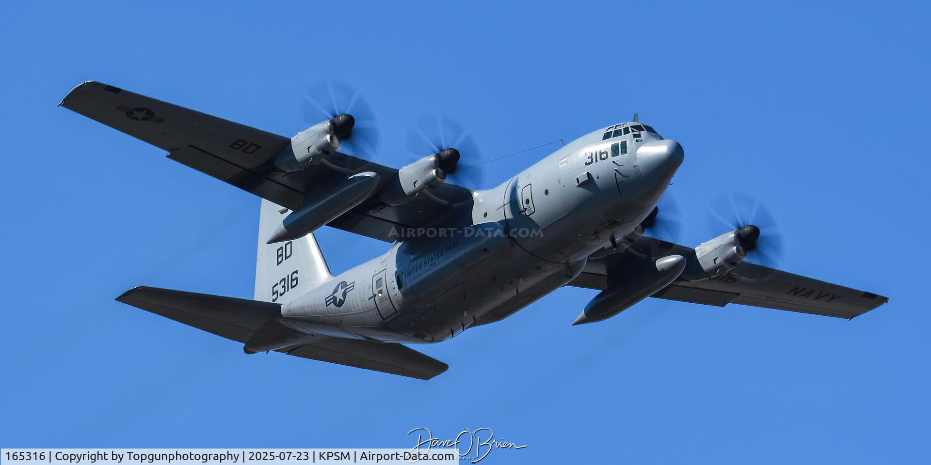 165316, 1994 Lockheed KC-130T Hercules C/N 5386, CONVOY3631
VR-64  JB McGuire–Dix–Lakehurst, NJ