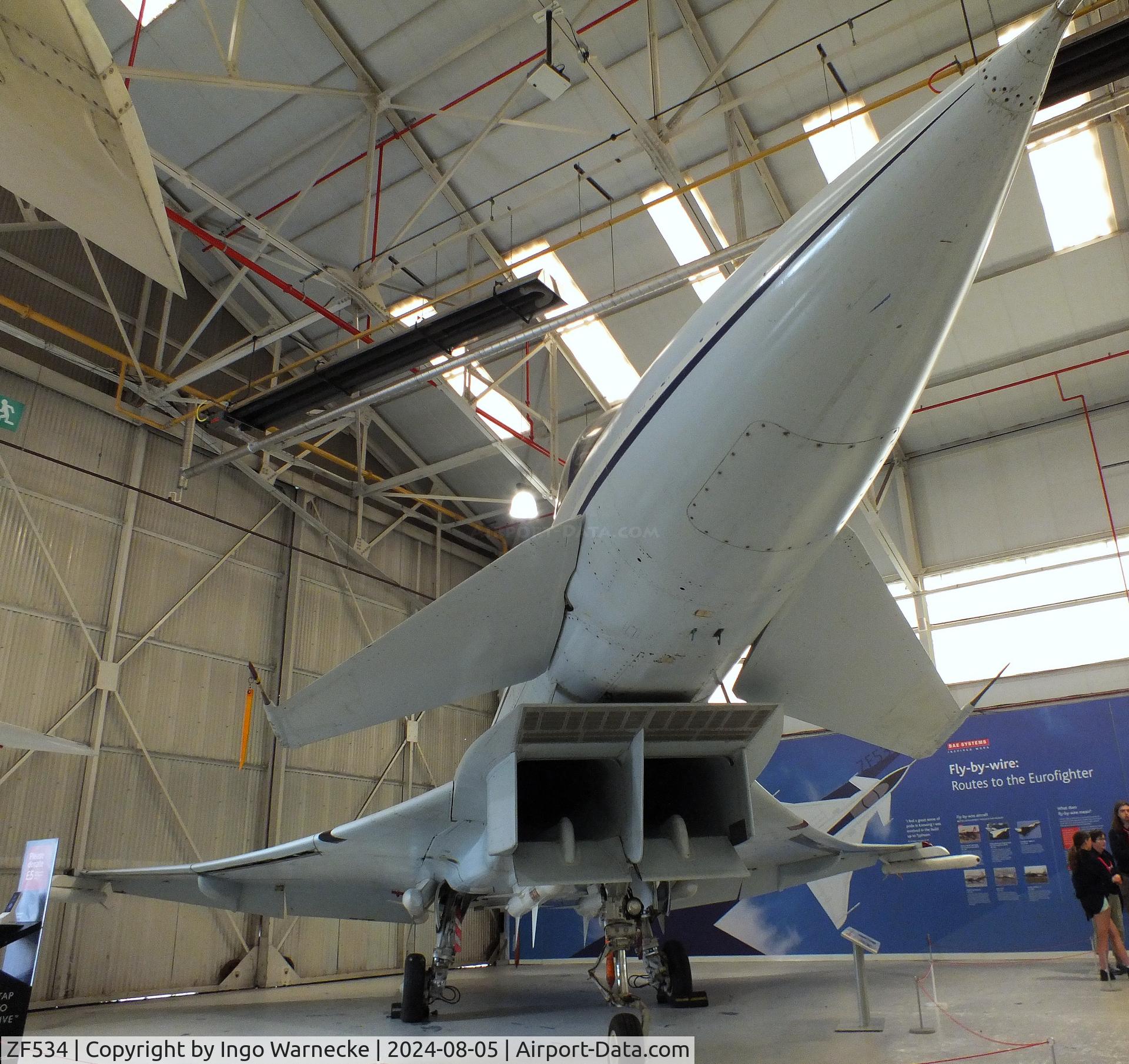 ZF534, 1986 British Aerospace EAP C/N Unknown, BAe EAP (Experimental Aircraft Programme) at the RAF Museum Cosford