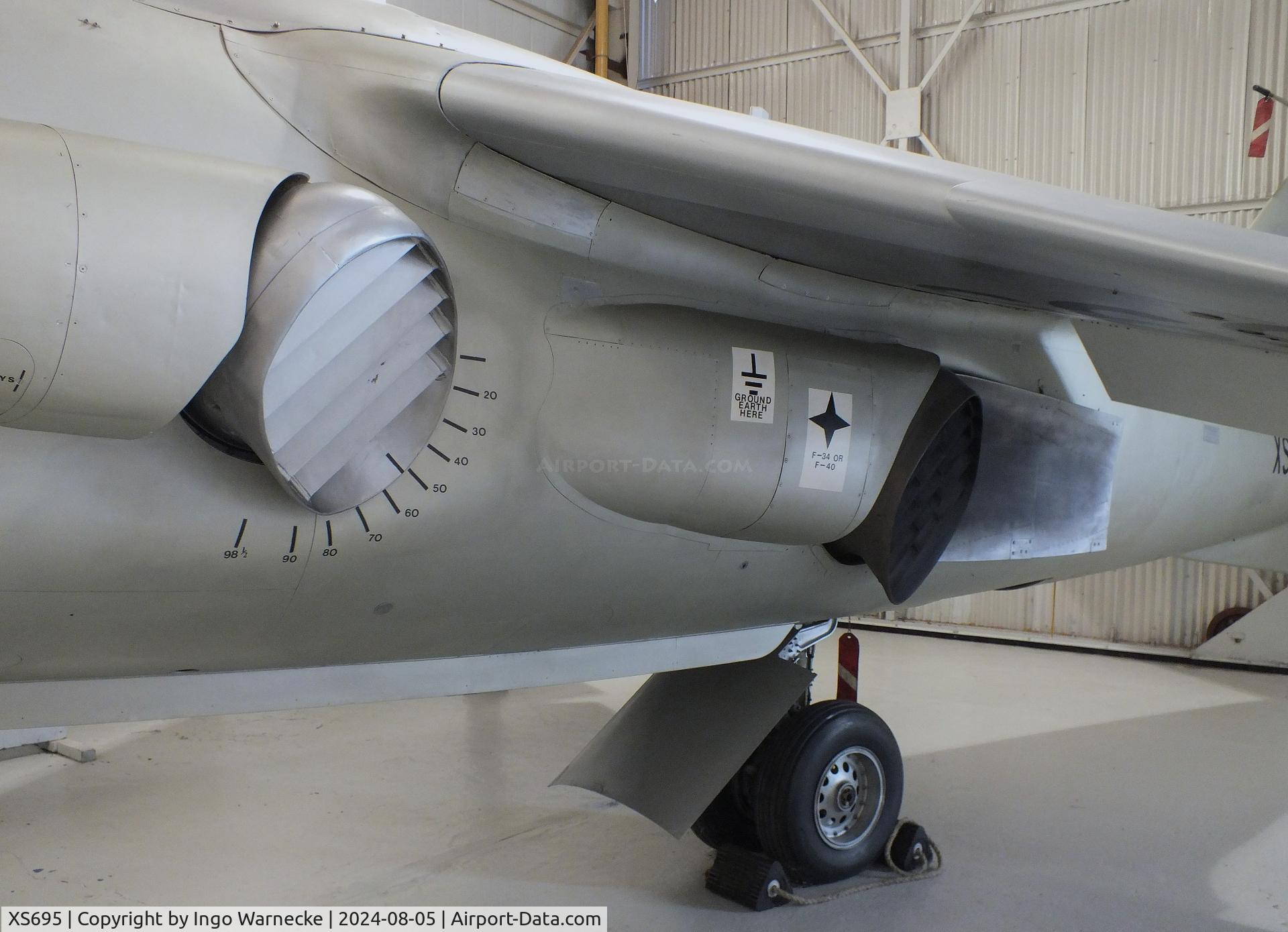 XS695, 1964 Hawker Siddeley Kestrel FGA1 C/N Not Found - XS695, Hawker Siddeley Kestrel FGA1 at the RAF Museum Cosford
