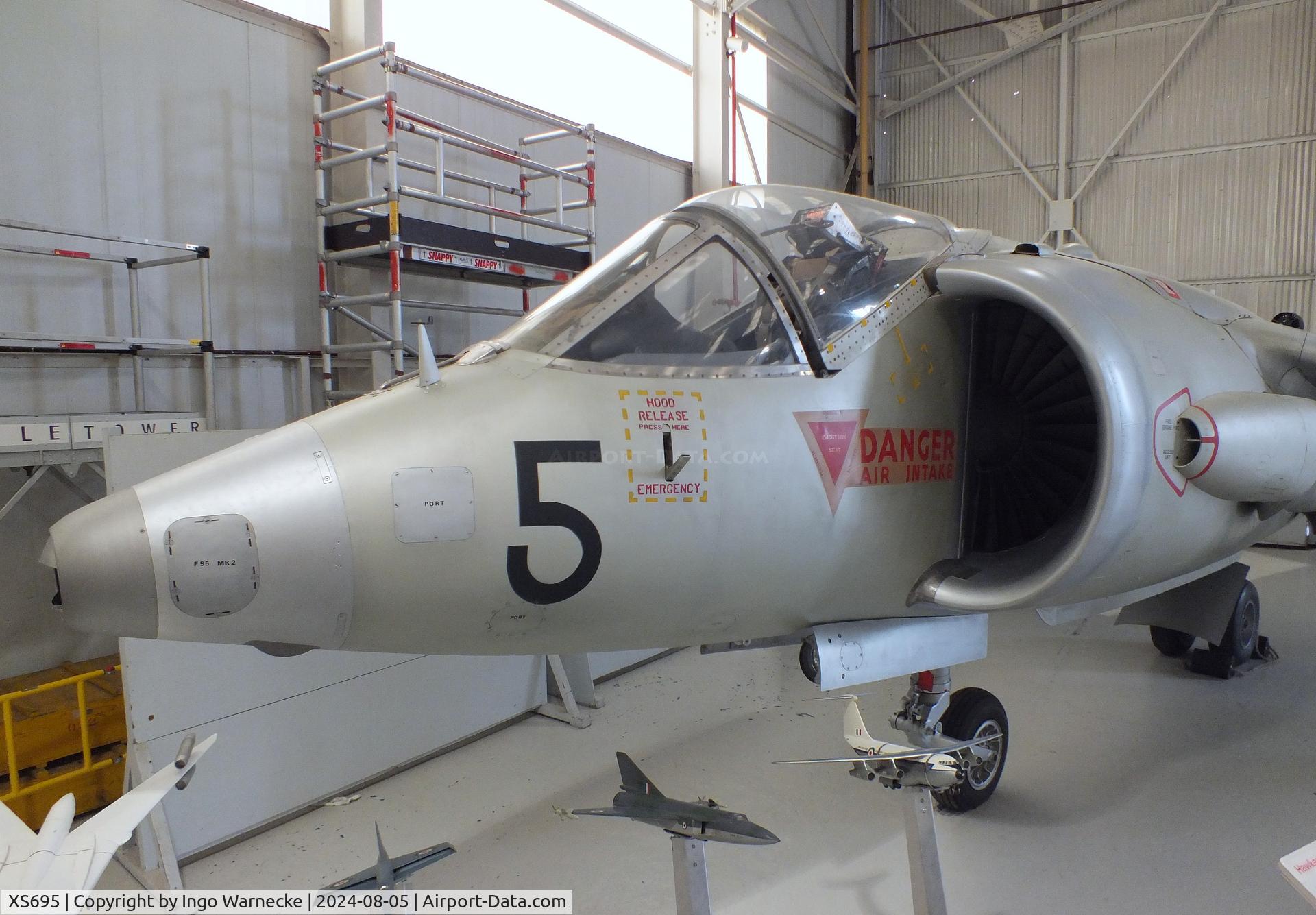 XS695, 1964 Hawker Siddeley Kestrel FGA1 C/N Not Found - XS695, Hawker Siddeley Kestrel FGA1 at the RAF Museum Cosford
