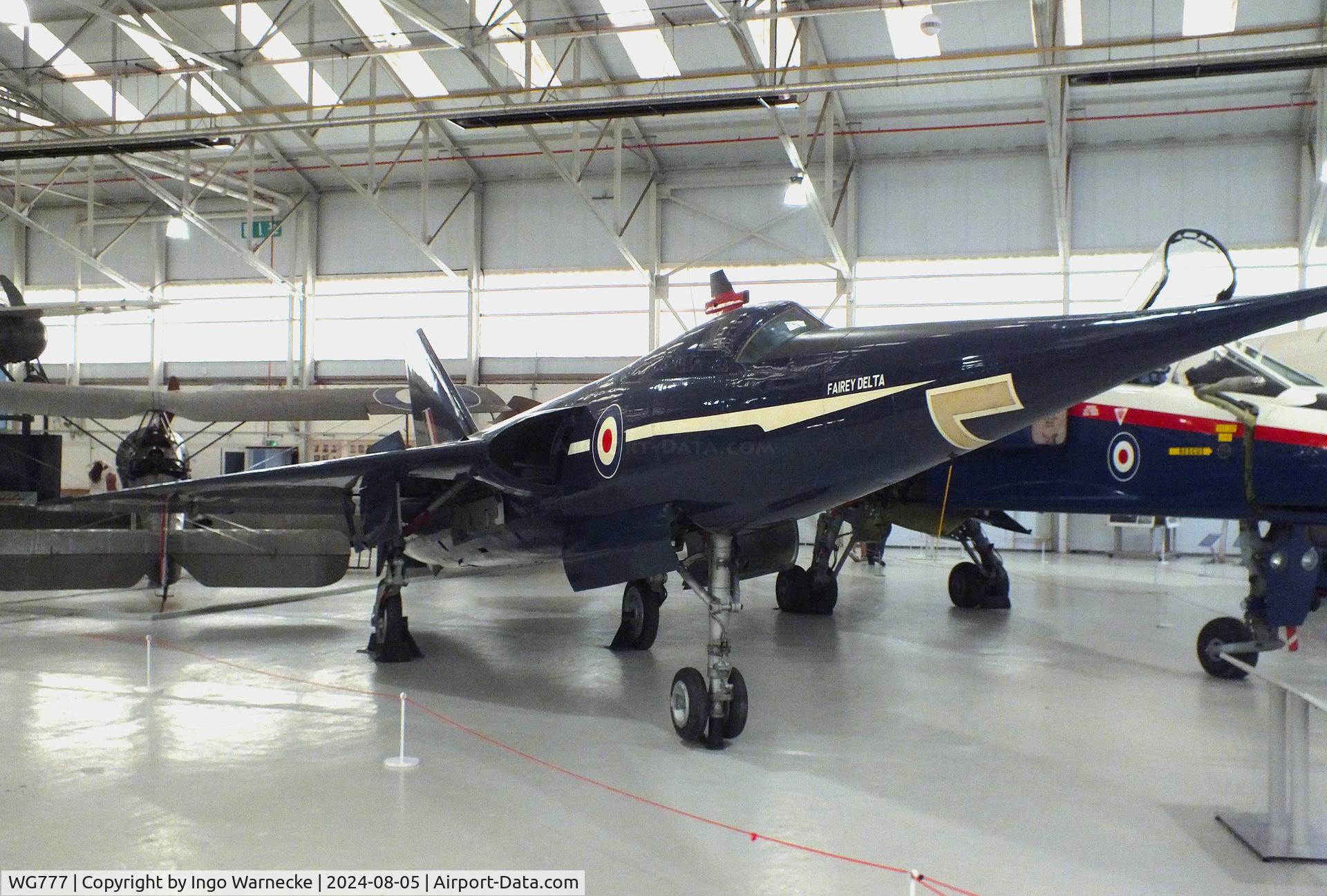 WG777, 1956 Fairey Delta FD2 C/N F9422, Fairey Delta FD2 at the RAF Museum Cosford