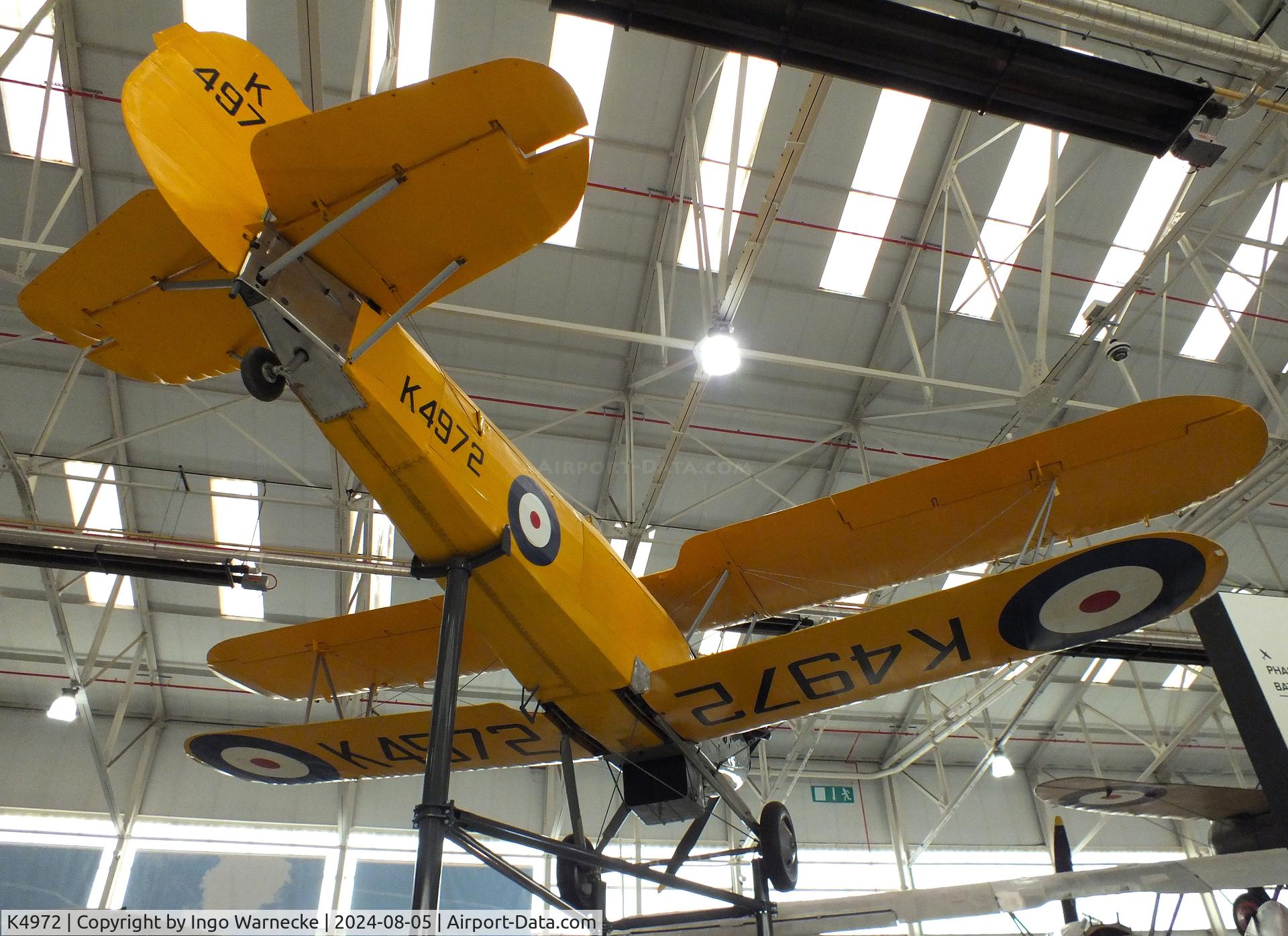 K4972, 1935 Hawker Hart Trainer II C/N 4261, Hawker Hart Trainer II at the RAF Museum Cosford