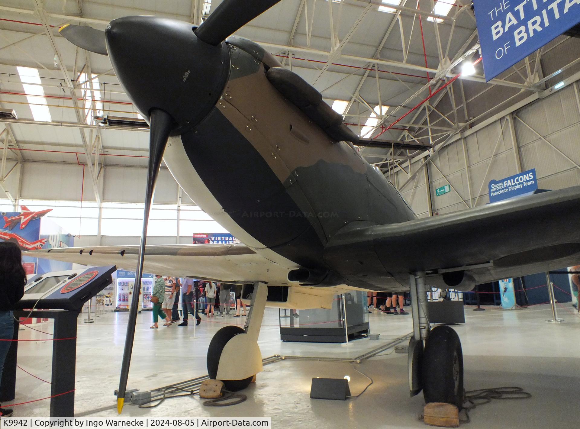 K9942, 1939 Supermarine Spitfire Mk IA C/N 6S/30225, Supermarine Spitfire IA at the RAF Museum Cosford