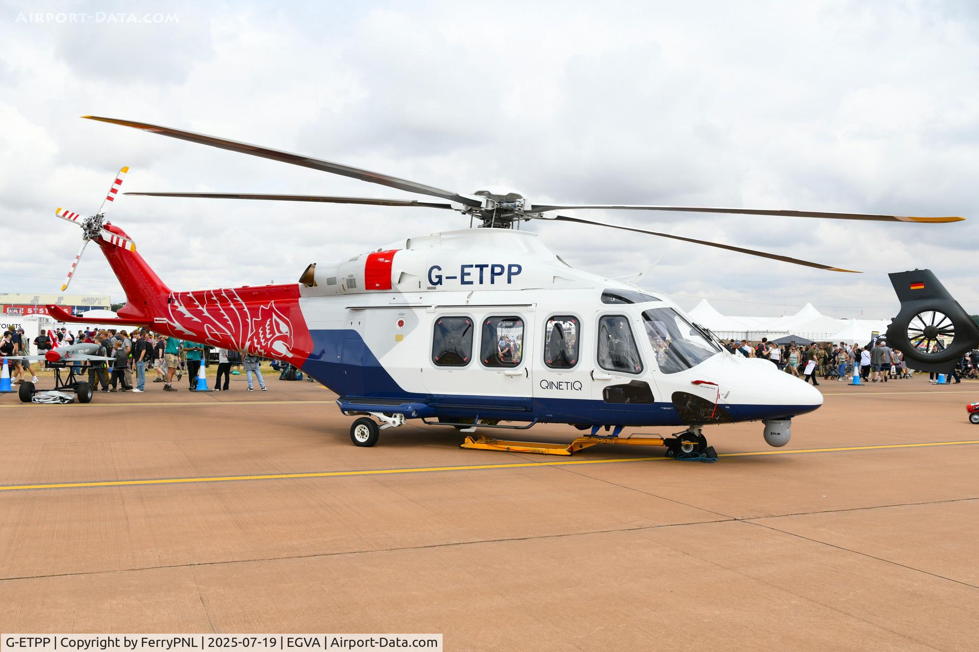 G-ETPP, 2018 Leonardo AW-139 C/N 31768, Qinetiq AW139 back again for RIAT 2025
