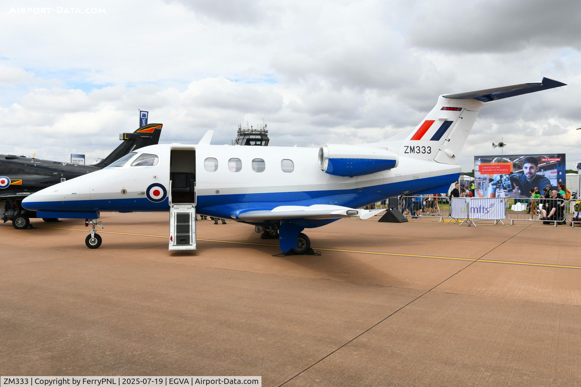 ZM333, 2016 Embraer EMB-500 Phenom (100) T.1 C/N 50000375, EMB500 RAF training aircraft