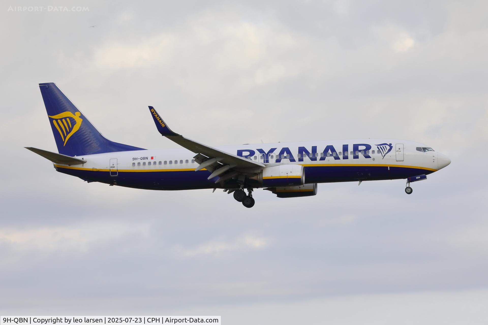 9H-QBN, 2015 Boeing 737-8AS C/N 44710, Copenhagen 23.7.2025