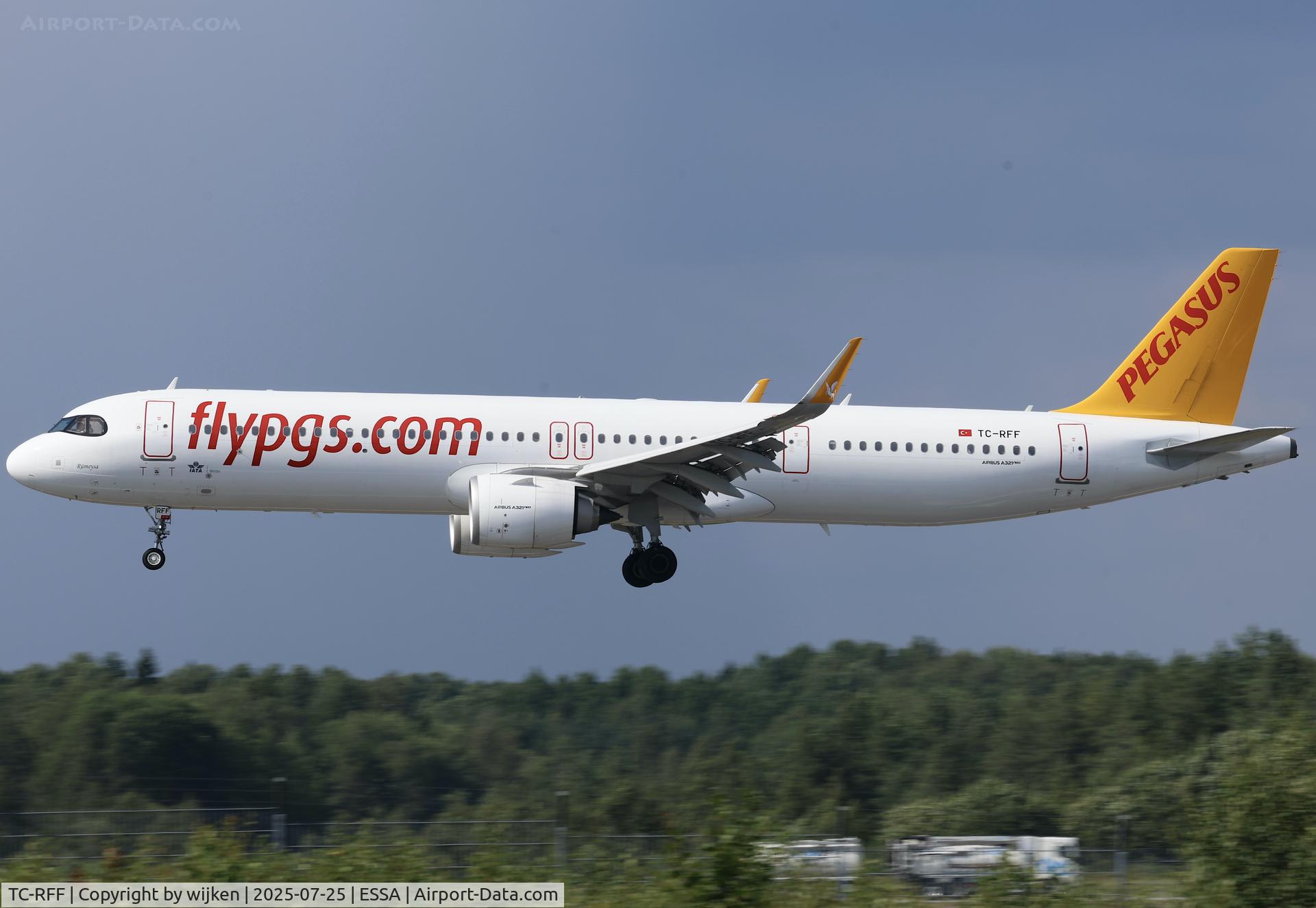 TC-RFF, 2024 Airbus A321-251NX C/N 12071, Rwy 26