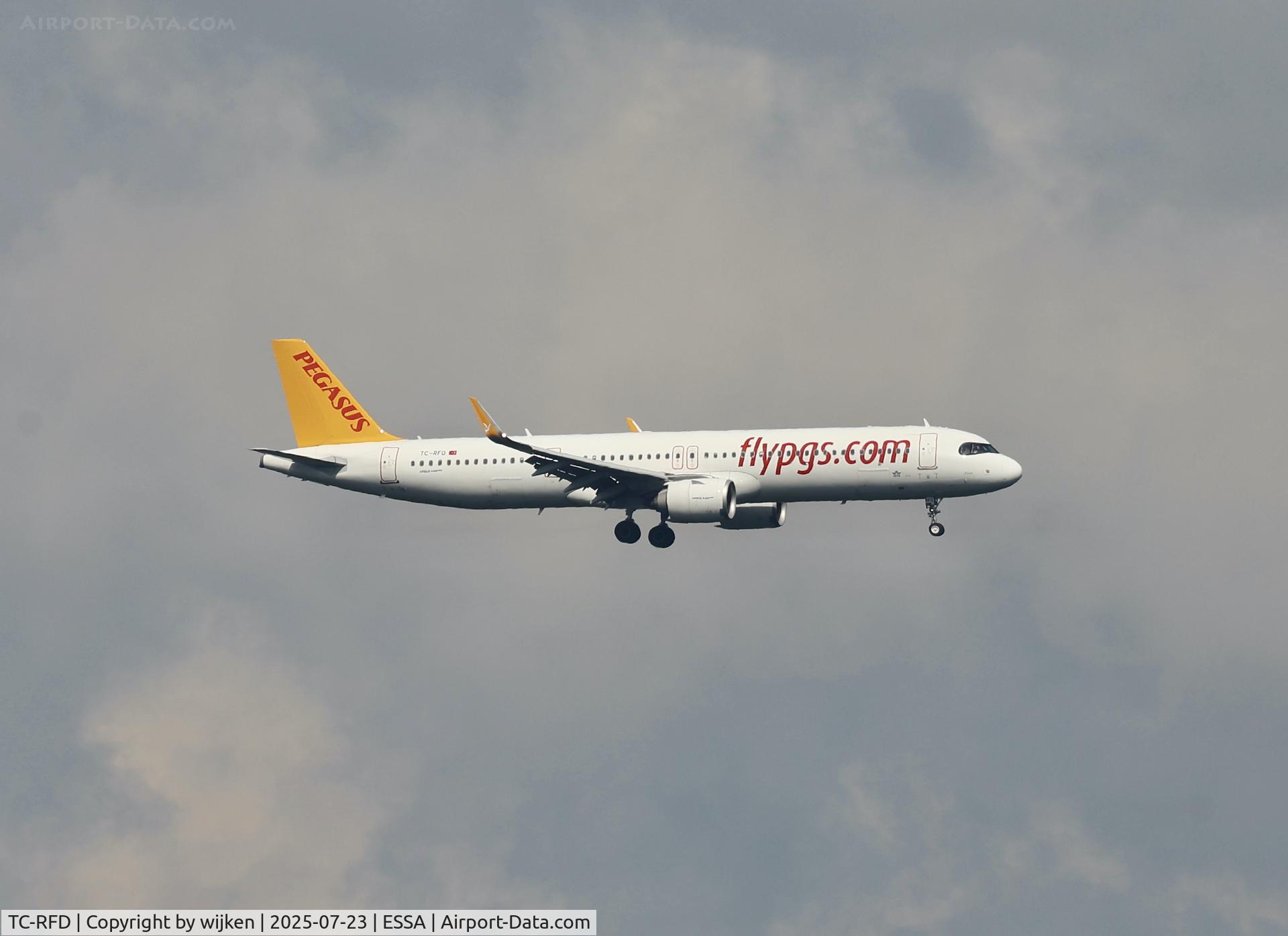 TC-RFD, 2024 Airbus A321-251NX C/N 12008, Rwy 08