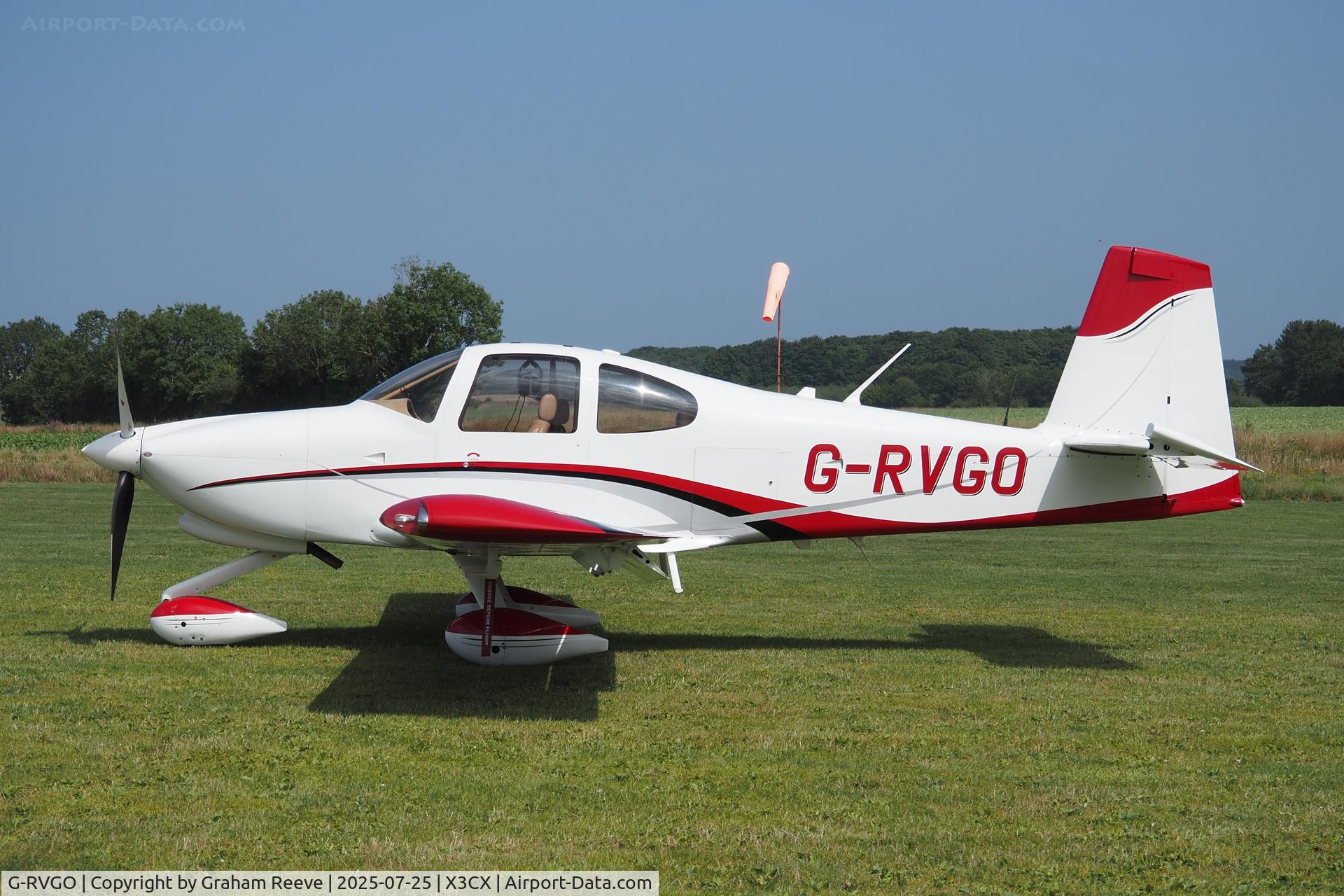 G-RVGO, 2011 Vans RV-10 C/N LAA 339-15063, Parked at Northrepps.