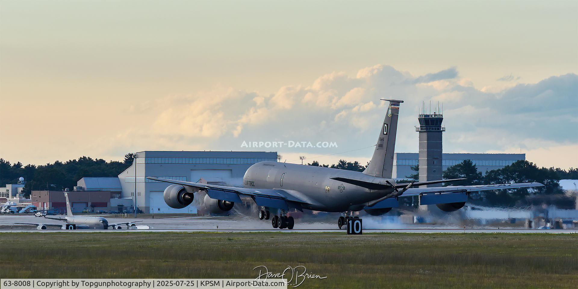 63-8008, 1963 Boeing KC-135R Stratotanker C/N 18625, REACH159 in from the UK