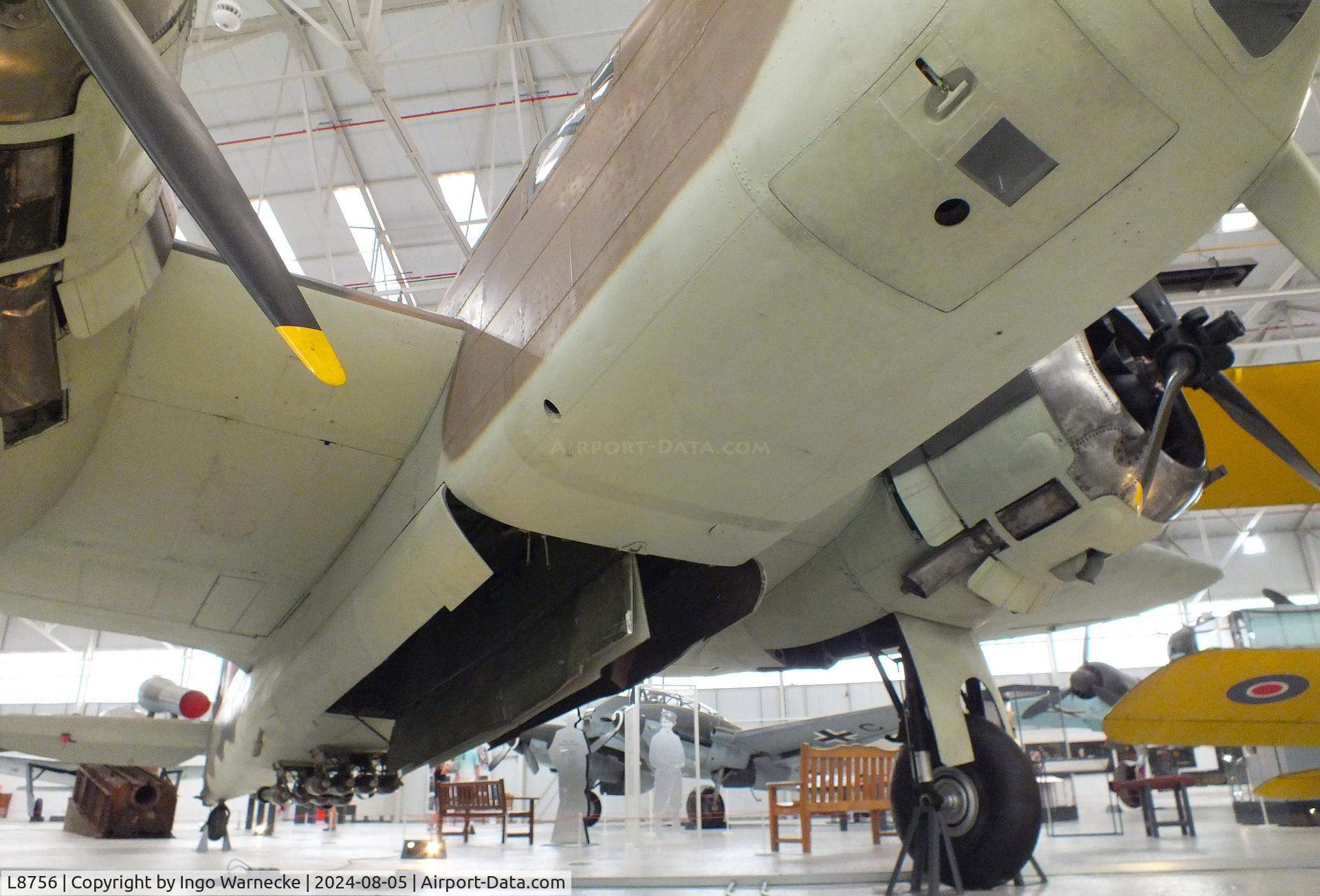 L8756, Bristol 149 Bolingbroke Mk.IVT C/N Not found L8756, Fairchild (Canada) Bolingbroke Mk IVT (restored to represent Bristol Blenheim IV 