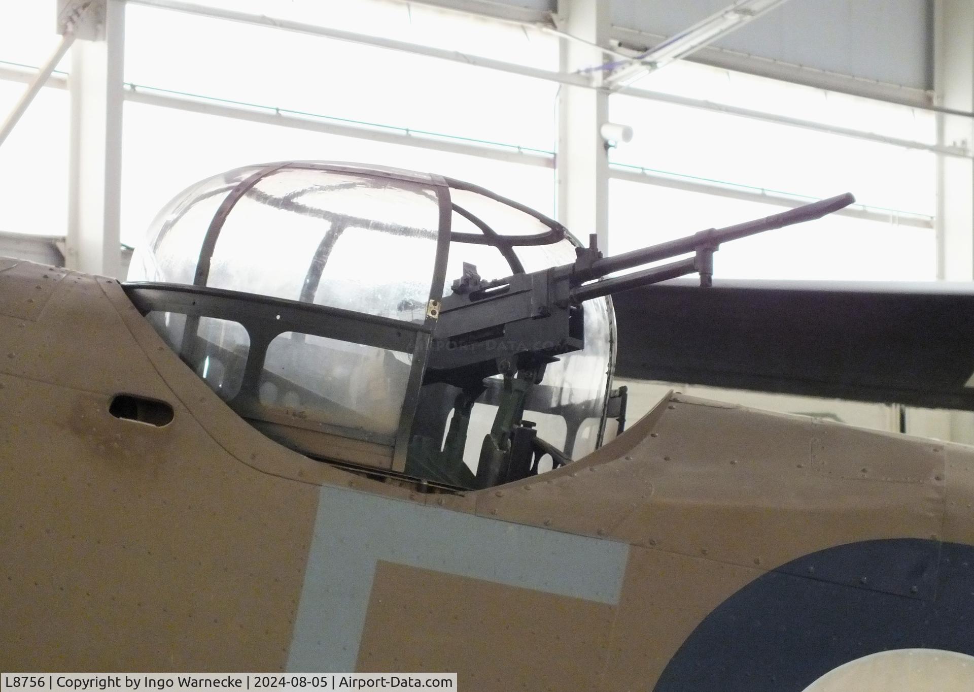L8756, Bristol 149 Bolingbroke Mk.IVT C/N Not found L8756, Fairchild (Canada) Bolingbroke Mk IVT (restored to represent Bristol Blenheim IV 