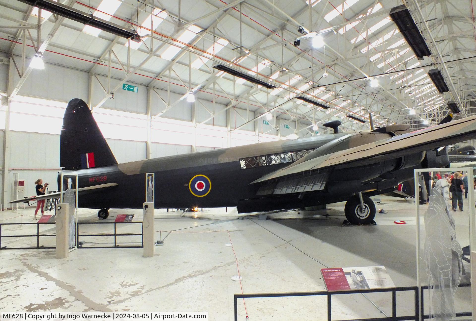 MF628, Vickers Wellington T.10 C/N Not found MF628, Vickers Wellington T10 at the RAF Museum Cosford