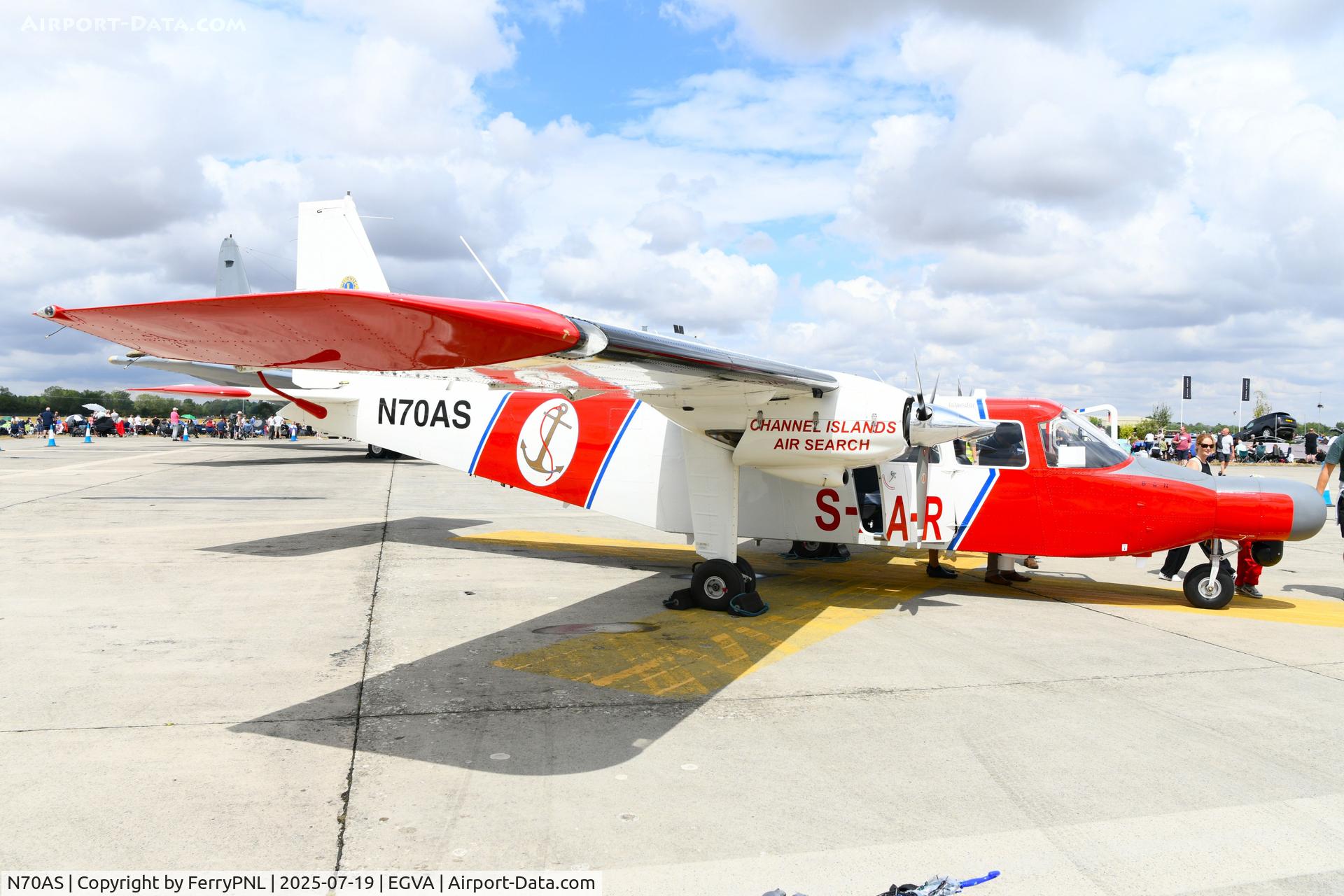 N70AS, 2018 Britten-Norman BN-2B-20 Islander C/N 2314, BN-2B of Channel Islands Air Search