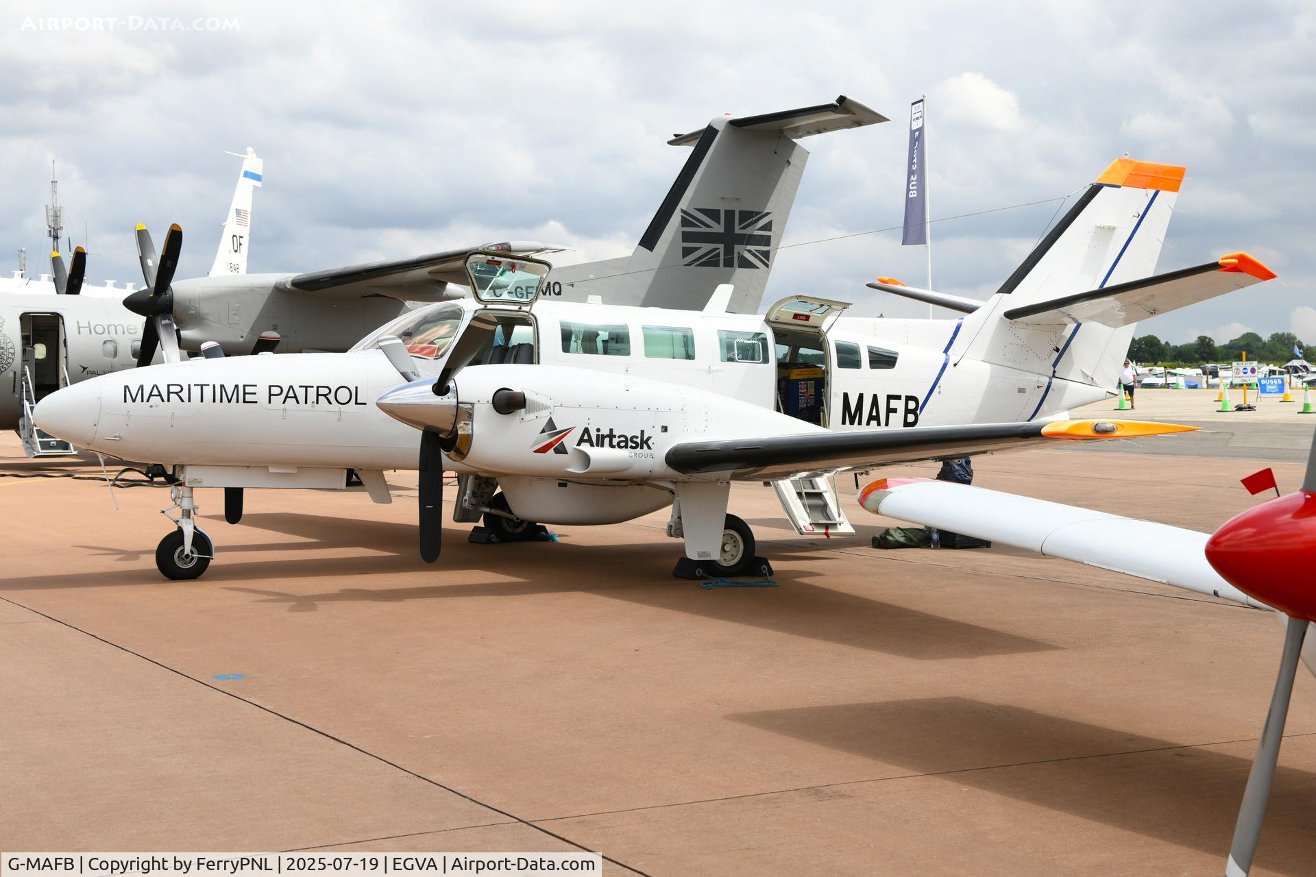 G-MAFB, 1997 Reims F406 Caravan II C/N F406-0080, Airtask/Direcflight CeF406