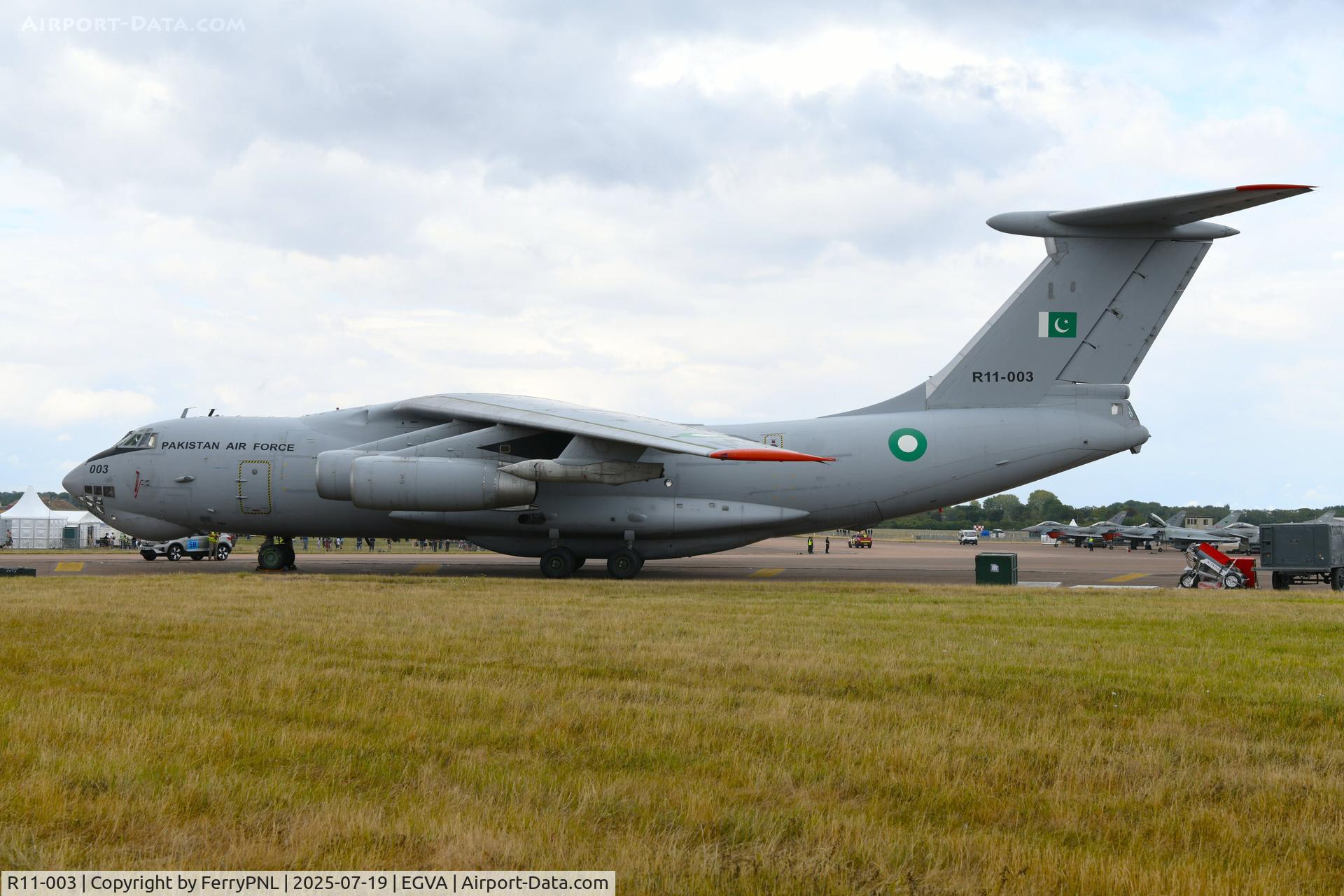 R11-003, 1987 Ilyushin Il-78MP C/N 0063466998, Pakistan Air Force IL78 attended RIAT 25