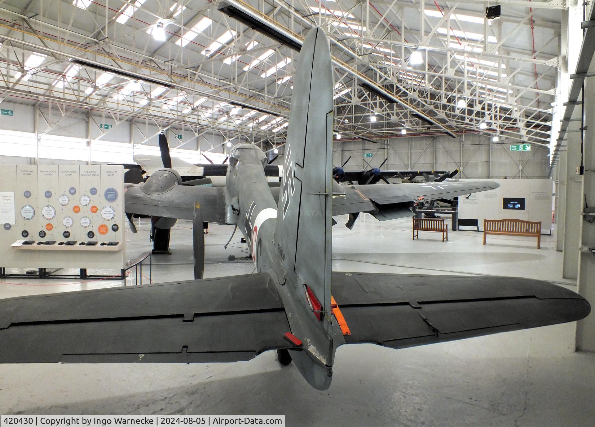 420430, Messerschmitt Me-410A C/N 420430, Messerschmitt Me 410A at the RAF Museum Cosford