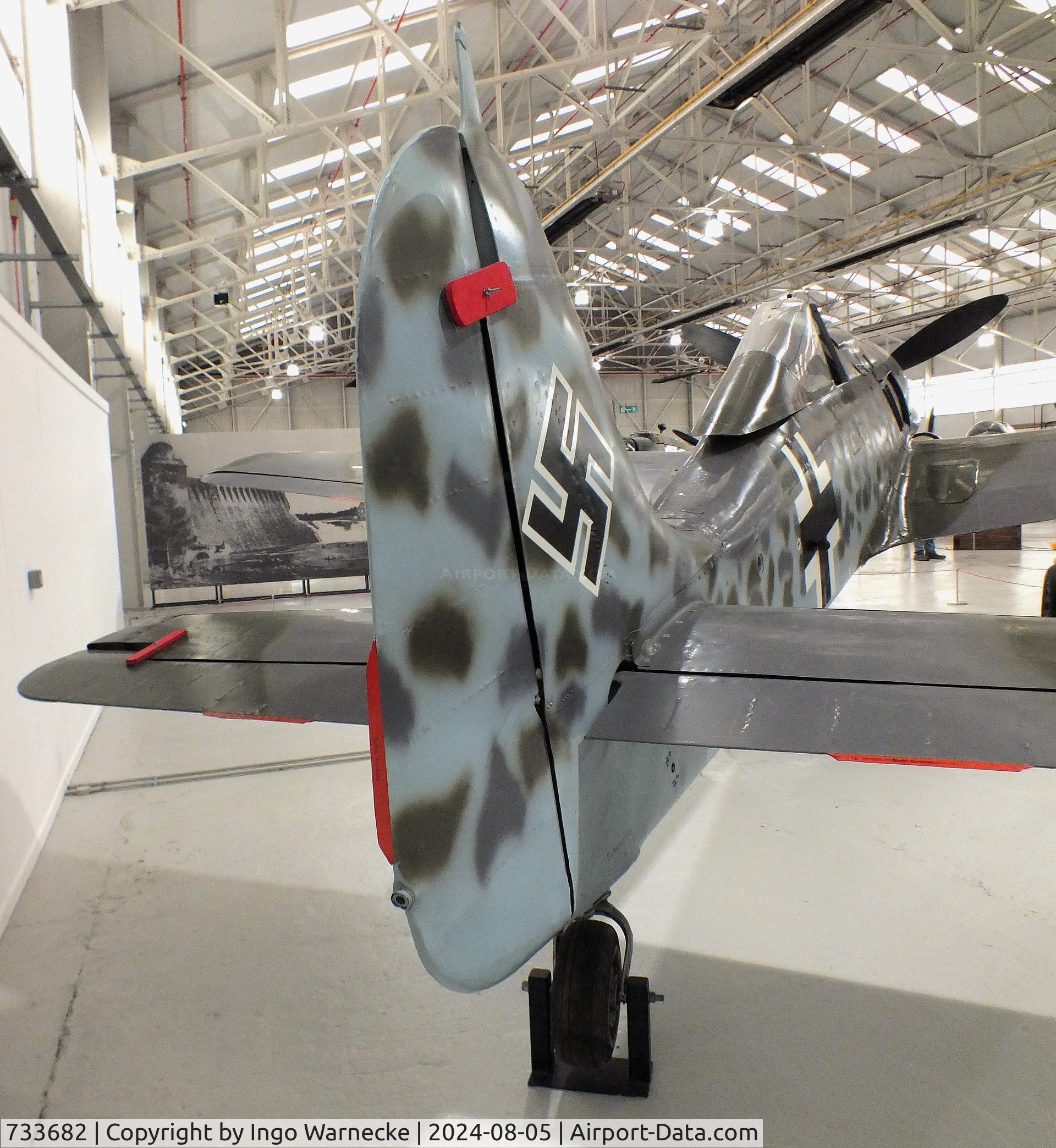 733682, 1944 Focke-Wulf Fw-190A-8 C/N 733682, Focke-Wulf Fw 190A-8 at the RAF Museum Cosford